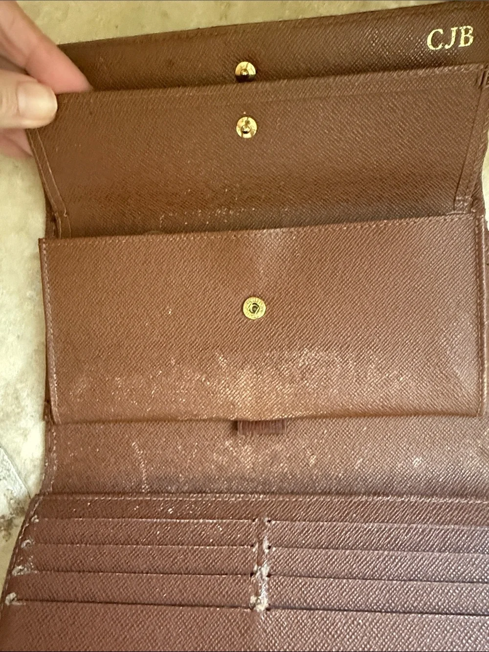 Louis Vuitton Brown Monogram Canvas Continental Wallet